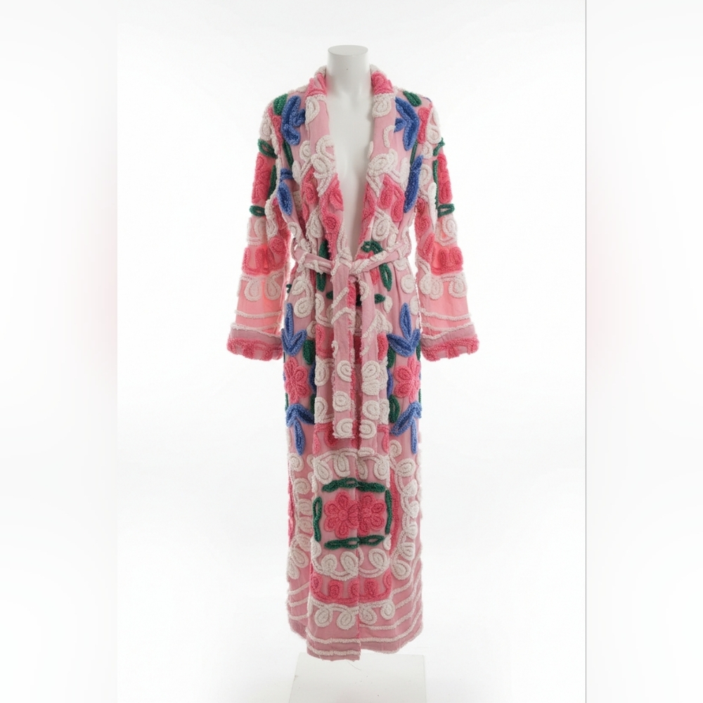 Custom Made Chenille Robe~Vintage~Hollywood Glam! πΌπΈπΉπ΅π - Picture 1 of 6